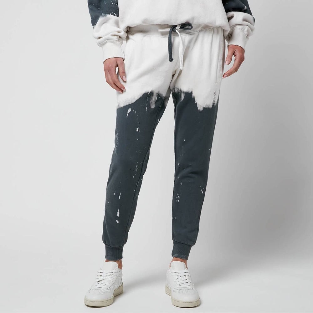 La Detresse Women's Sweatpants - Acid Wash Charcoal